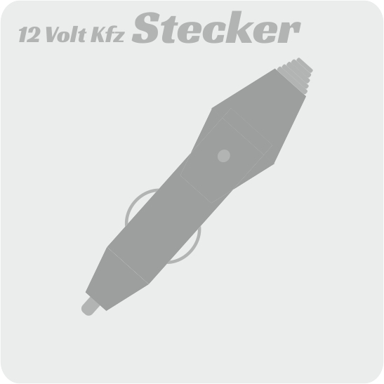 Button 12 Volt Kfz - Stecker